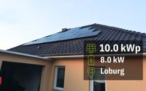 10.0 kWp Satteldach Loburg