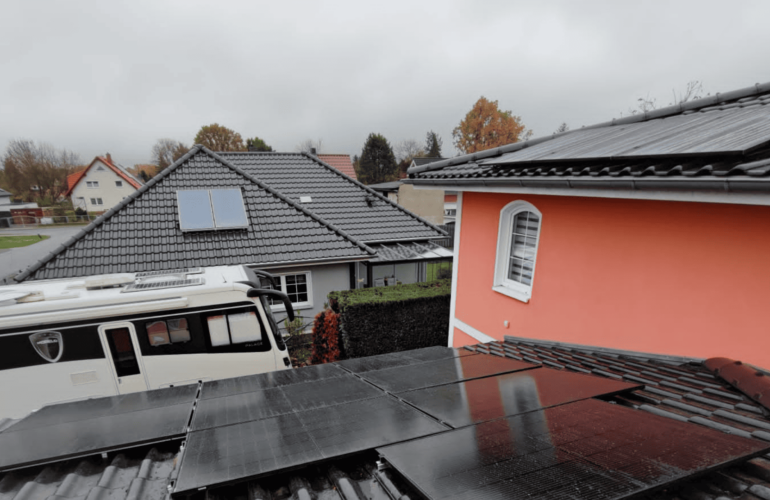 Solaranlage mit Speicher für Eigenbedarf